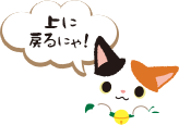 上に戻るにゃ！